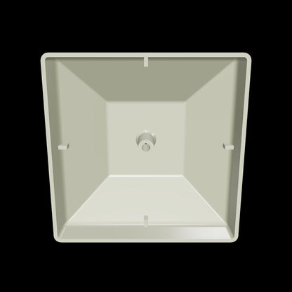 Green 4x4 post cap, 3D view