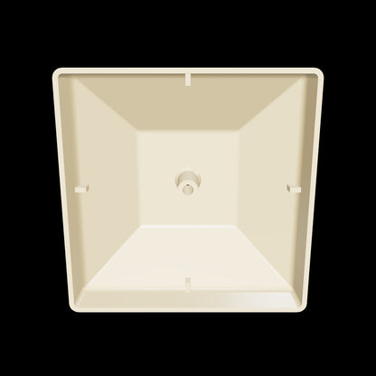 Tan 4x4 post cap, 3D view